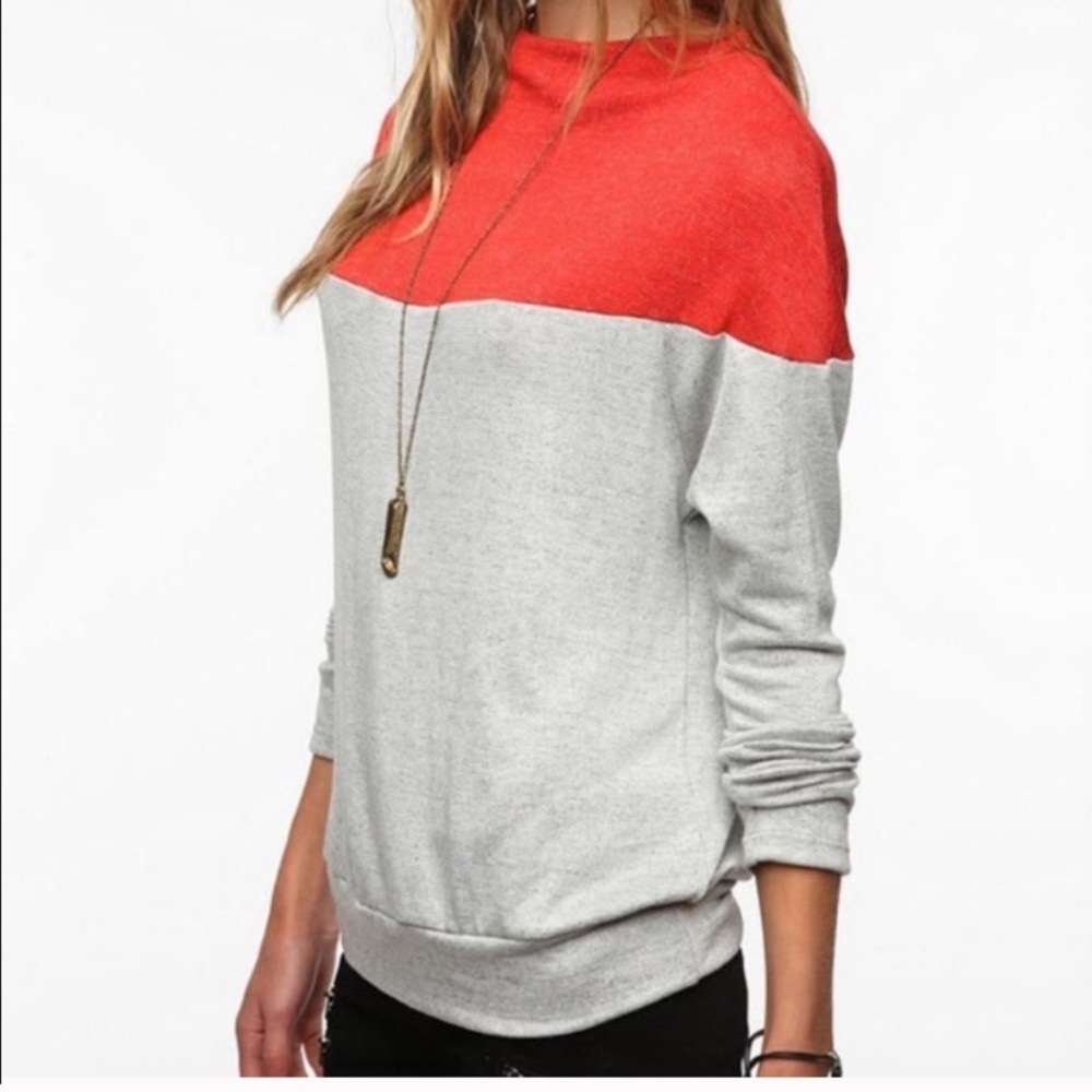 Daydreamer LA Colorblock High Neck Tee
